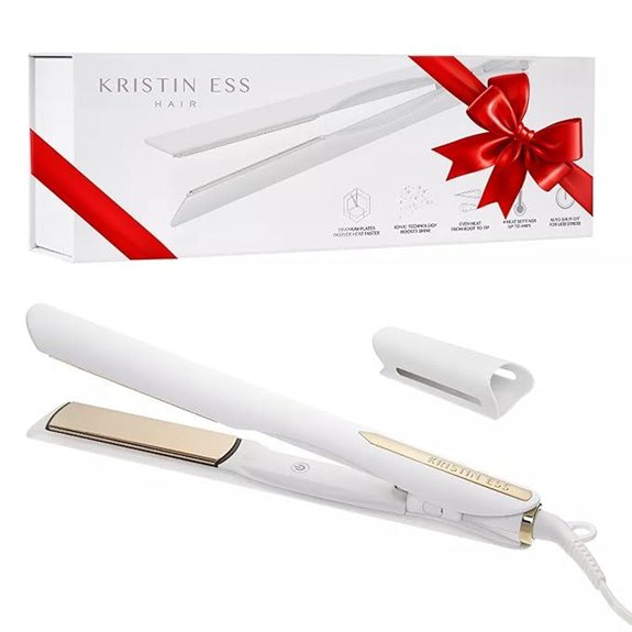 Kristin Ess 2-in-1 Titanium Flat Iron & Curler