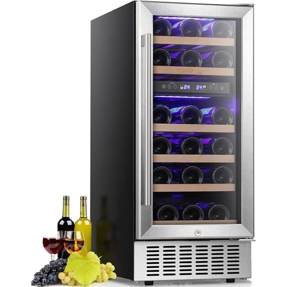dual zone 28 bottle refrigerator