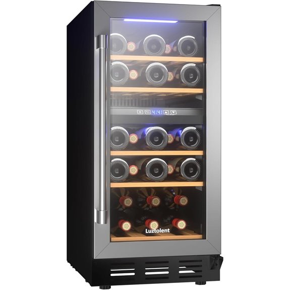 26-Bottle Dual Zone Wine Cooler with Touchscreen