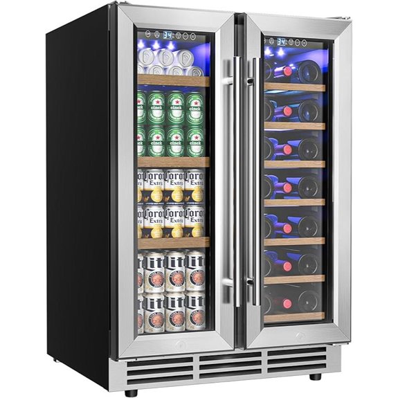 dual zone wine cooler