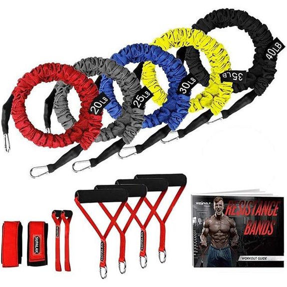 Resistance Bands Set with Protective Sleeves