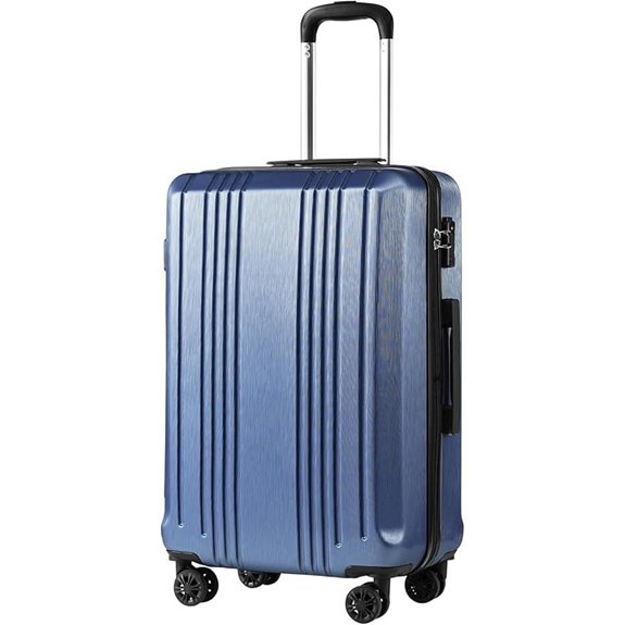 Coolife Hardshell Spinner Suitcase with TSA Lock