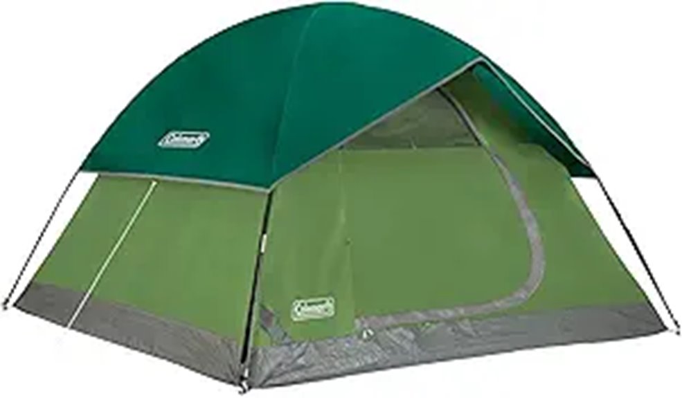 Coleman Sundome Weatherproof Camping Tent