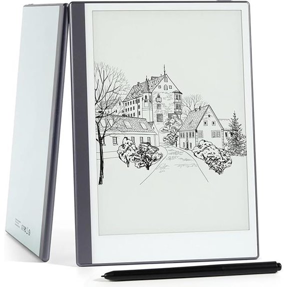 Android E-Ink ePaper Tablet with Stylus and Case