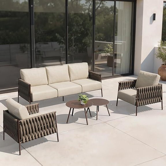 East Oak 5-Piece Patio Furniture Set