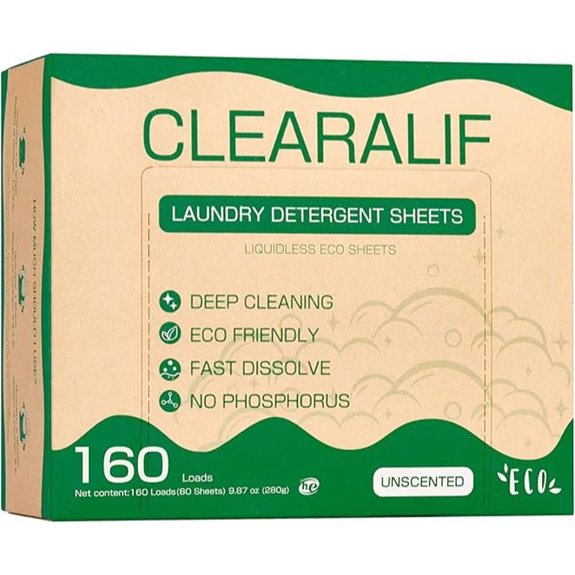 CLEARALIF Eco Laundry Detergent Sheets (80 Loads)