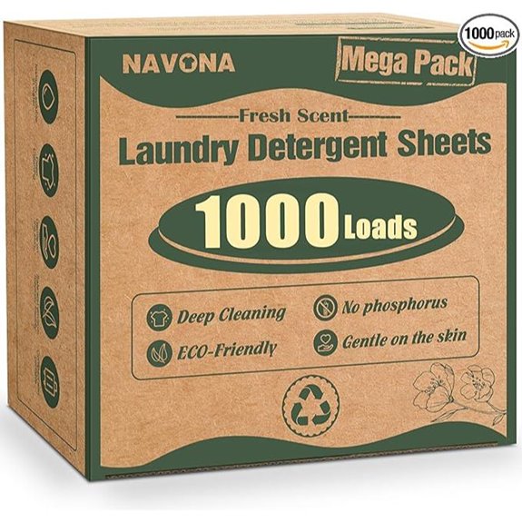 Mega Pack Eco-Friendly Laundry Detergent Sheets