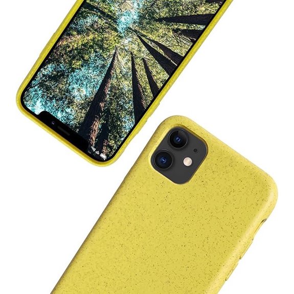 Eco Phone Case for iPhone 11 Plant Fiber Drop Protection