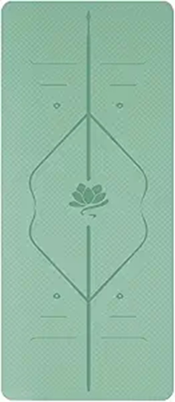 eco friendly tpe yoga alignment