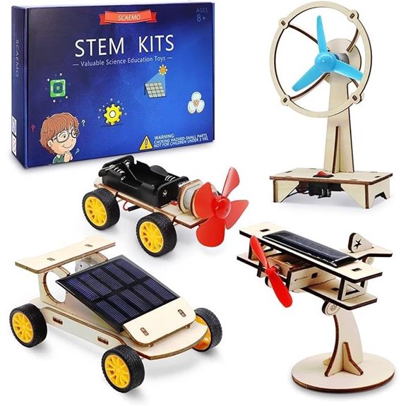 STEM Solar Car Kits for Kids Ages 8-14