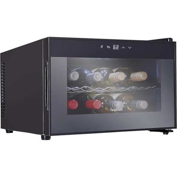 Ivation 8-Bottle Thermoelectric Wine Cooler Fridge
