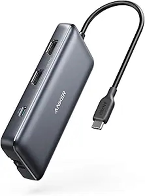 Anker 8-in-1 USB-C Laptop Docking Station