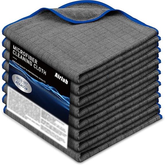 Airlab Microfiber Car Towels (8-Pack 16x16)