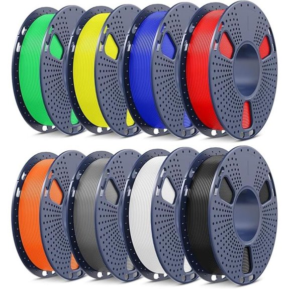 SUNLU PLA+ 3D Printer Filament Bundle (8 Spools)