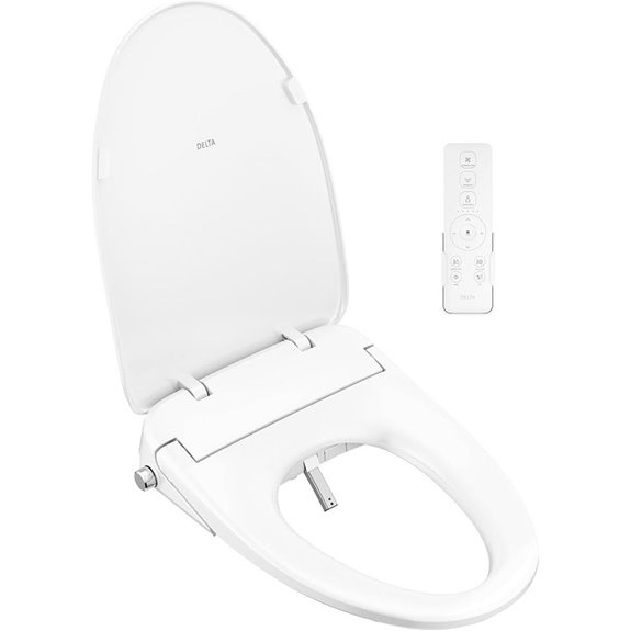 Delta Refresh Electric Bidet Toilet Seat (Elongated White)