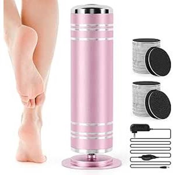 Electric Foot File Callus Remover with Sandpaper Discs