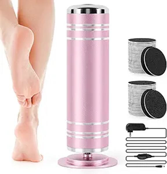 Electric Foot File Callus Remover with Sandpaper Discs