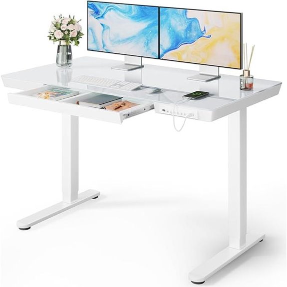 Marsail Electric Standing Desk with USB Charging