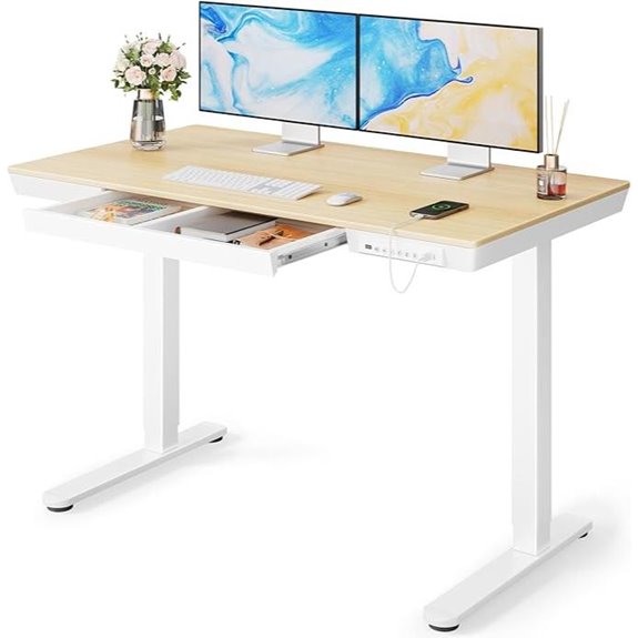 Marsail Electric Standing Desk with USB Charging
