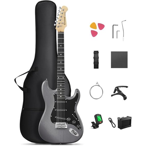 DONNER DST-80 Electric Guitar Kit with Amp and Accessories