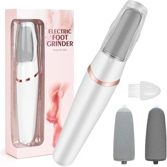 Electric Pedicure Foot File with Grinding Heads