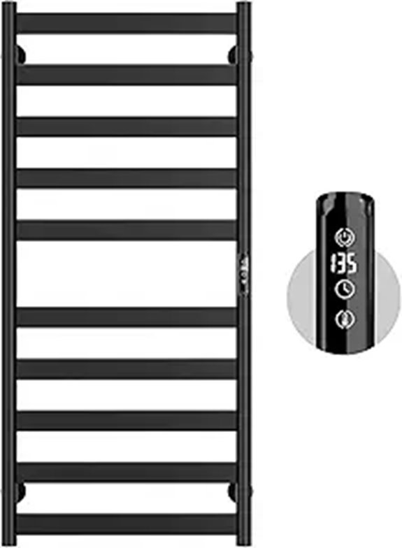 Electric Towel Warmer Rack with Timer