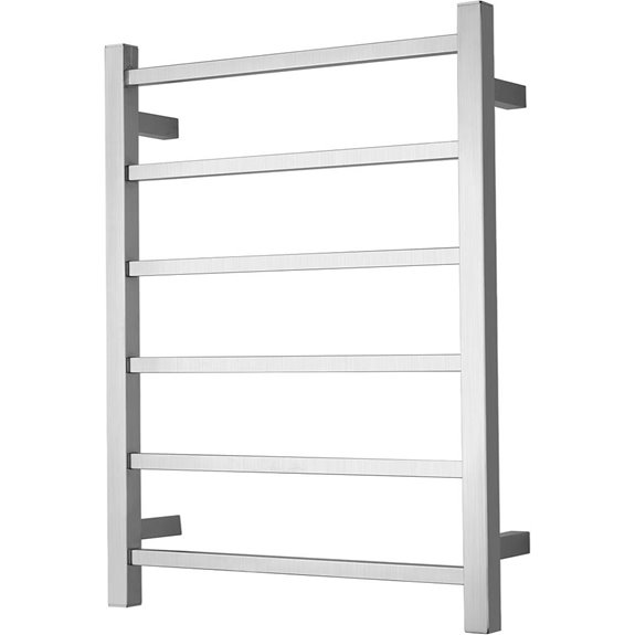 Electric Wall-Mounted Towel Warmer with 6 Bars