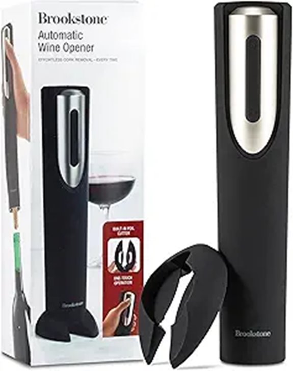 Brookstone Electric Wine Opener & Foil Cutter