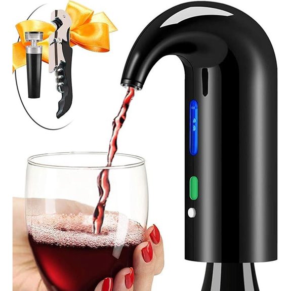 Electric Wine Aerator with Spout Pourer