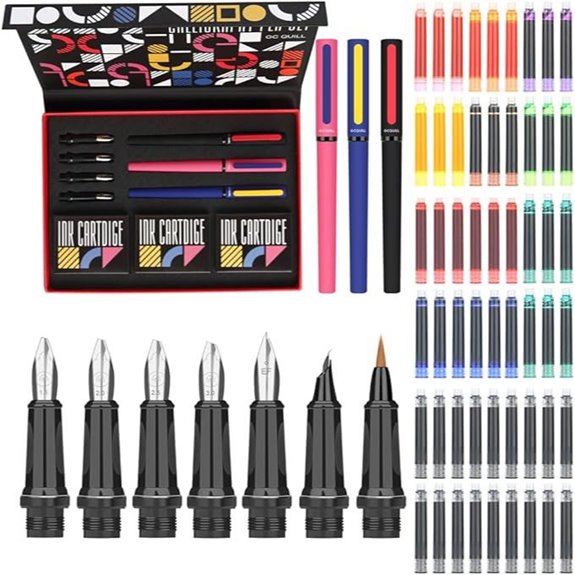 GC Quill Calligraphy Pen Set with Ink Cartridges