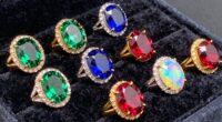 elegant gemstone statement rings