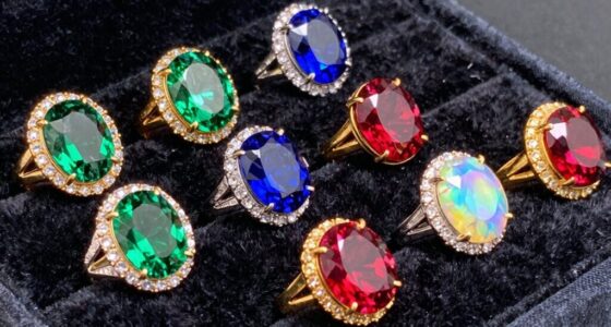 elegant gemstone statement rings