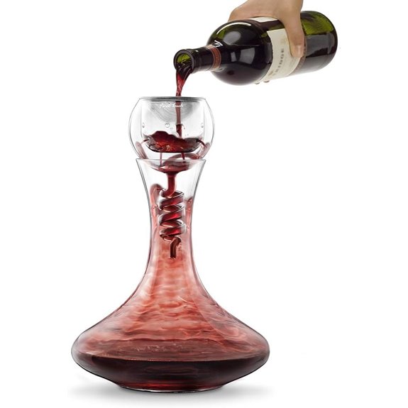 Final Touch Twister Wine Aerator & Decanter Set