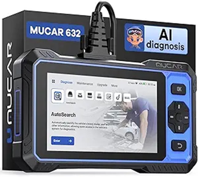 MUCAR 632 Elite AI OBD2 Bidirectional Scan Tool