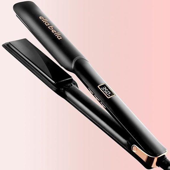 ELLA BELLA Ceramic Flat Iron Hair Straightener