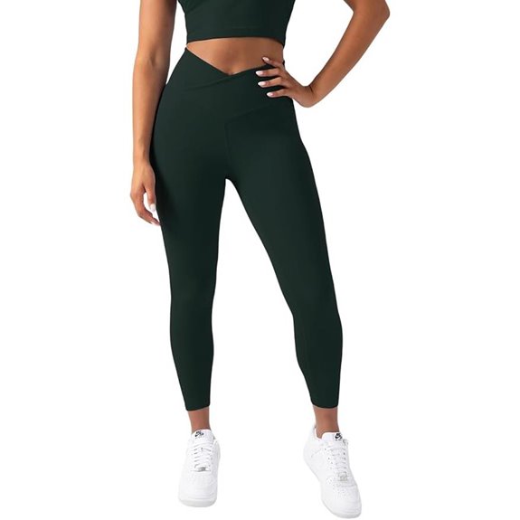 YITTY Active Women's High-Waist Crossover Leggings