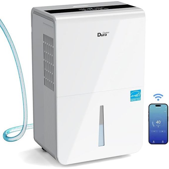 Energy Star Basement Dehumidifier with Drain Hose