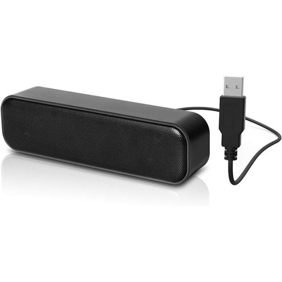 Upgraded USB Laptop Speaker with Stereo Sound and Bass