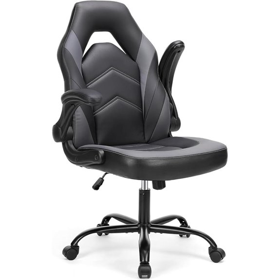 DUMOS Ergonomic Gaming Office Chair with Flip-up Arms