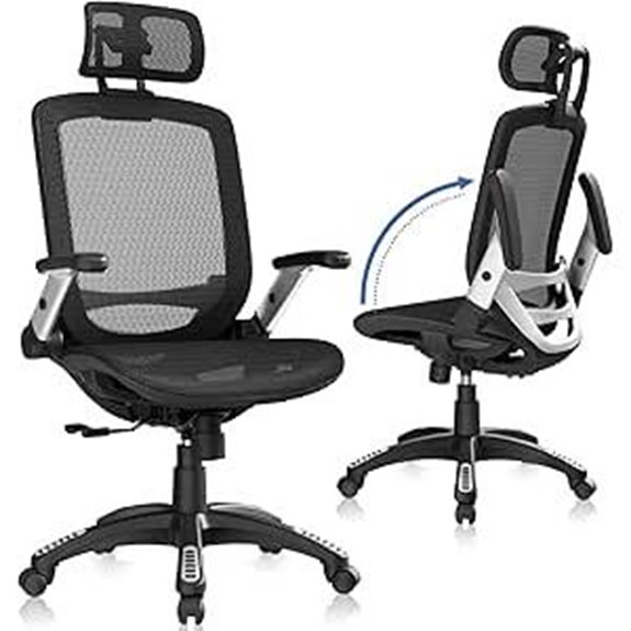 GABRYLLY Ergonomic Office Chair with Headrest