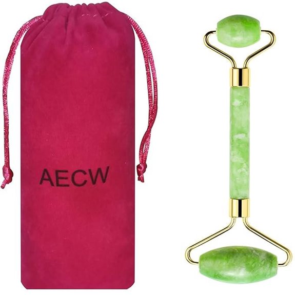 AECW Jade Facial Roller for Face and Eyes