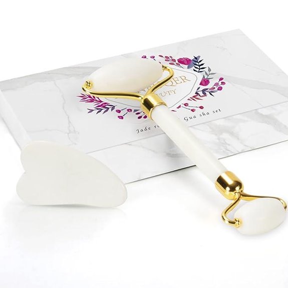 Gua Sha Facial Massage & Jade Roller Set