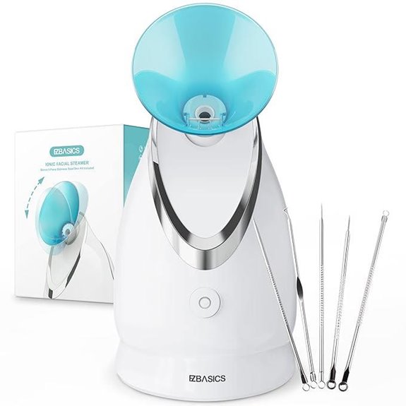 EZBASICS Facial Steamer with Skin Kit and Humidifier