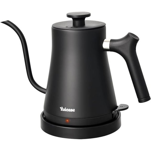 YUIOASE Electric Gooseneck Kettle 1L Fast Boil