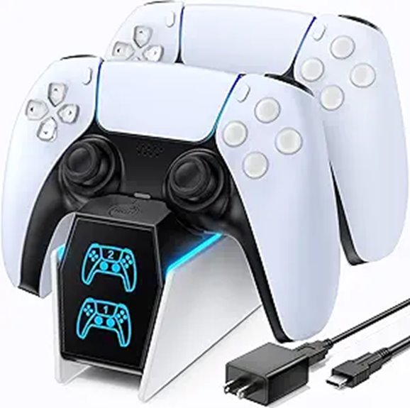 OIVO PS5 Controller Charger with Fast Charging Dock