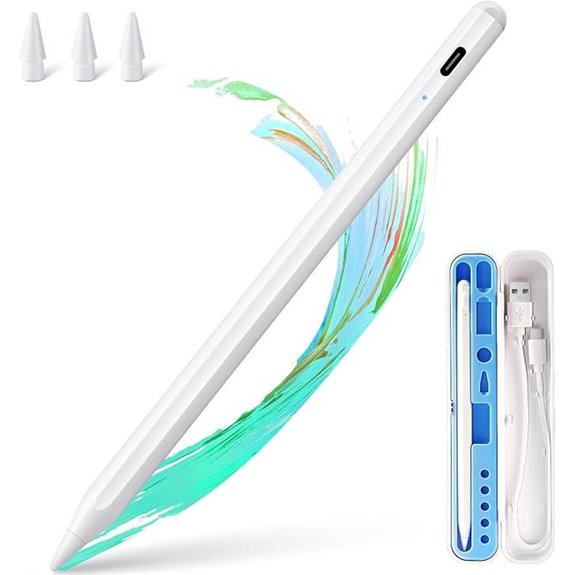 Stylus Pen for iPad with Fast Charge & Rejection