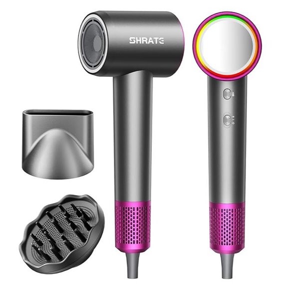 SHRATE Ionic Hair Dryer with Diffuser and Fast Drying