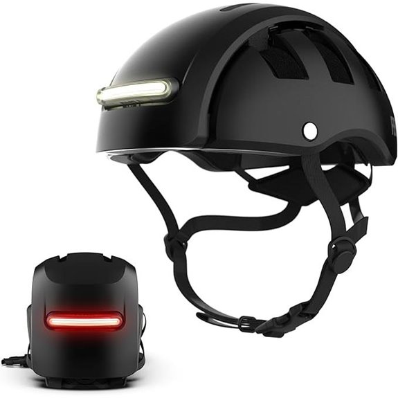 FEND Super Plus Folding Bike Helmet with Lights