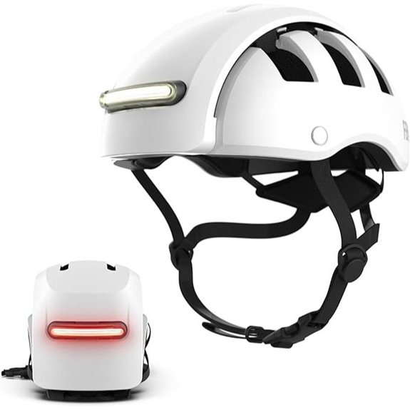FEND Super Plus Folding Bike Helmet with Lights