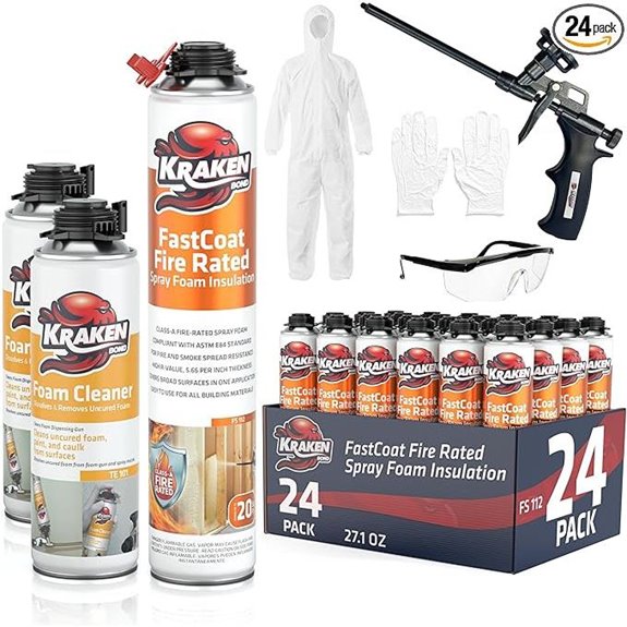 Kraken Bond Fire-Rated Spray Foam Insulation 24-Pack
